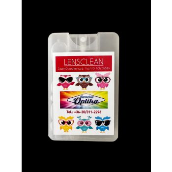 Szemüveglencse tisztító folyadék (bagoly mintával)